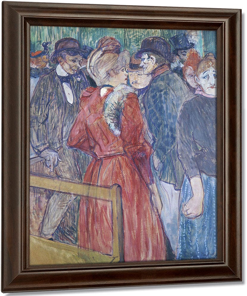 At The Moulin De La Galette By Henri Marie Raymond De Toulouse Lautrec Monfa Fine Art Print