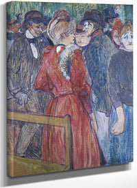 At The Moulin De La Galette By Henri Marie Raymond De Toulouse Lautrec Monfa Fine Art Print