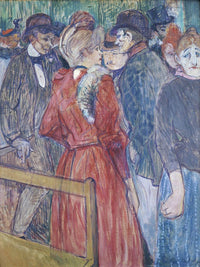At The Moulin De La Galette By Henri Marie Raymond De Toulouse Lautrec Monfa Fine Art Print