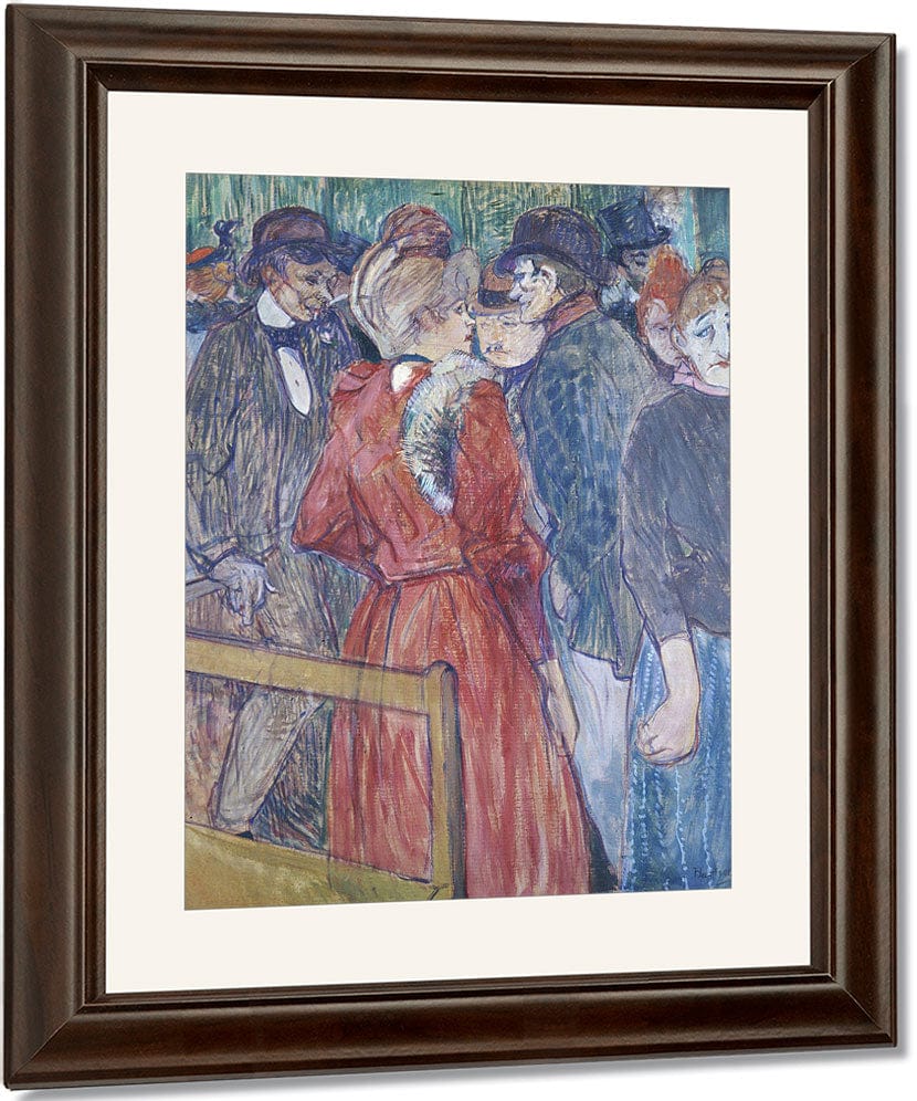 At The Moulin De La Galette By Henri Marie Raymond De Toulouse Lautrec Monfa Fine Art Print