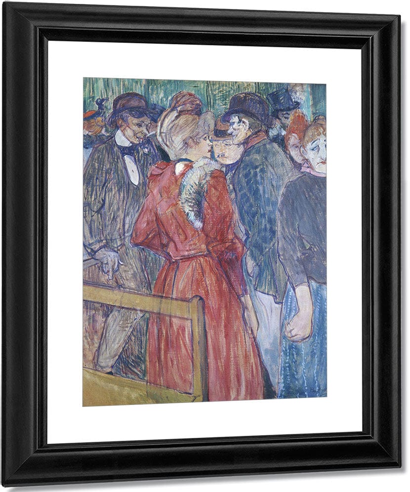 At The Moulin De La Galette By Henri Marie Raymond De Toulouse Lautrec Monfa Fine Art Print