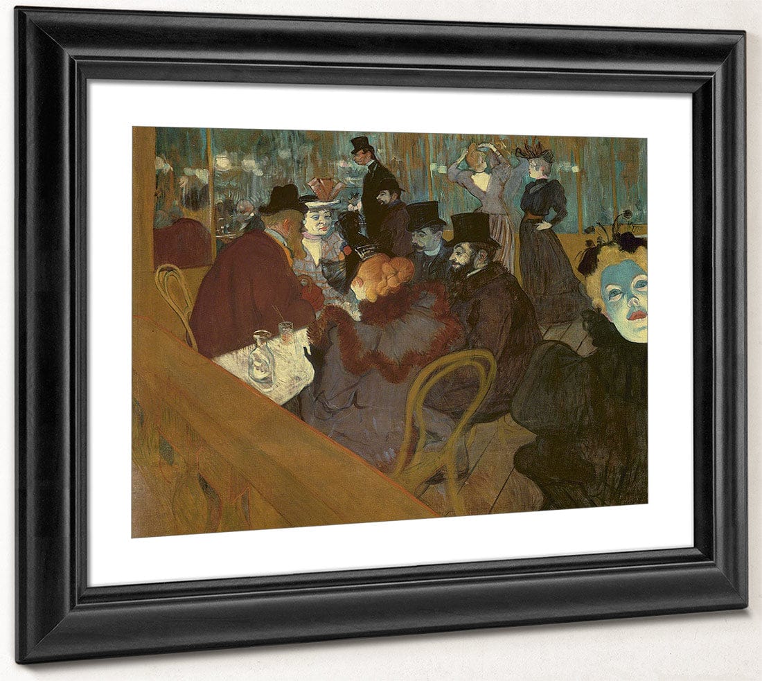 At The Moulin Rouge By Henri De Lautrec Toulouse Fine Art Print