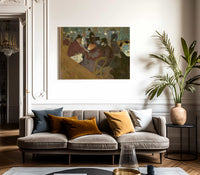 At The Moulin Rouge By Henri De Lautrec Toulouse Fine Art Print