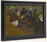 At The Moulin Rouge By Henri Marie Raymond De Toulouse Lautrec Monfa Fine Art Print
