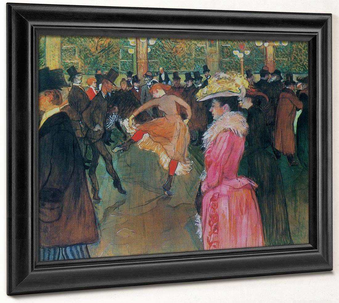 At The Moulin Rouge The Dance 1890 By Henri De Toulouse Lautrec Fine Art Print