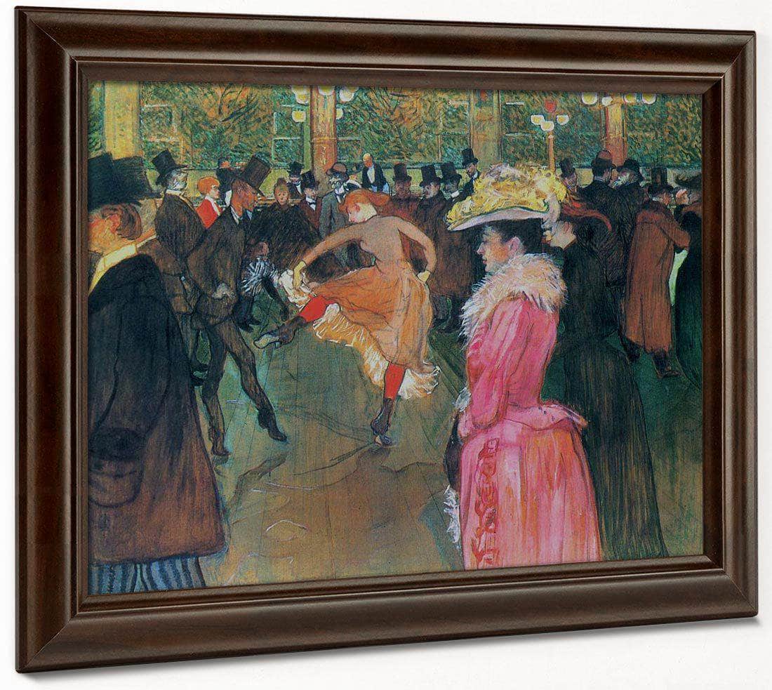 At The Moulin Rouge The Dance 1890 By Henri De Toulouse Lautrec Fine Art Print