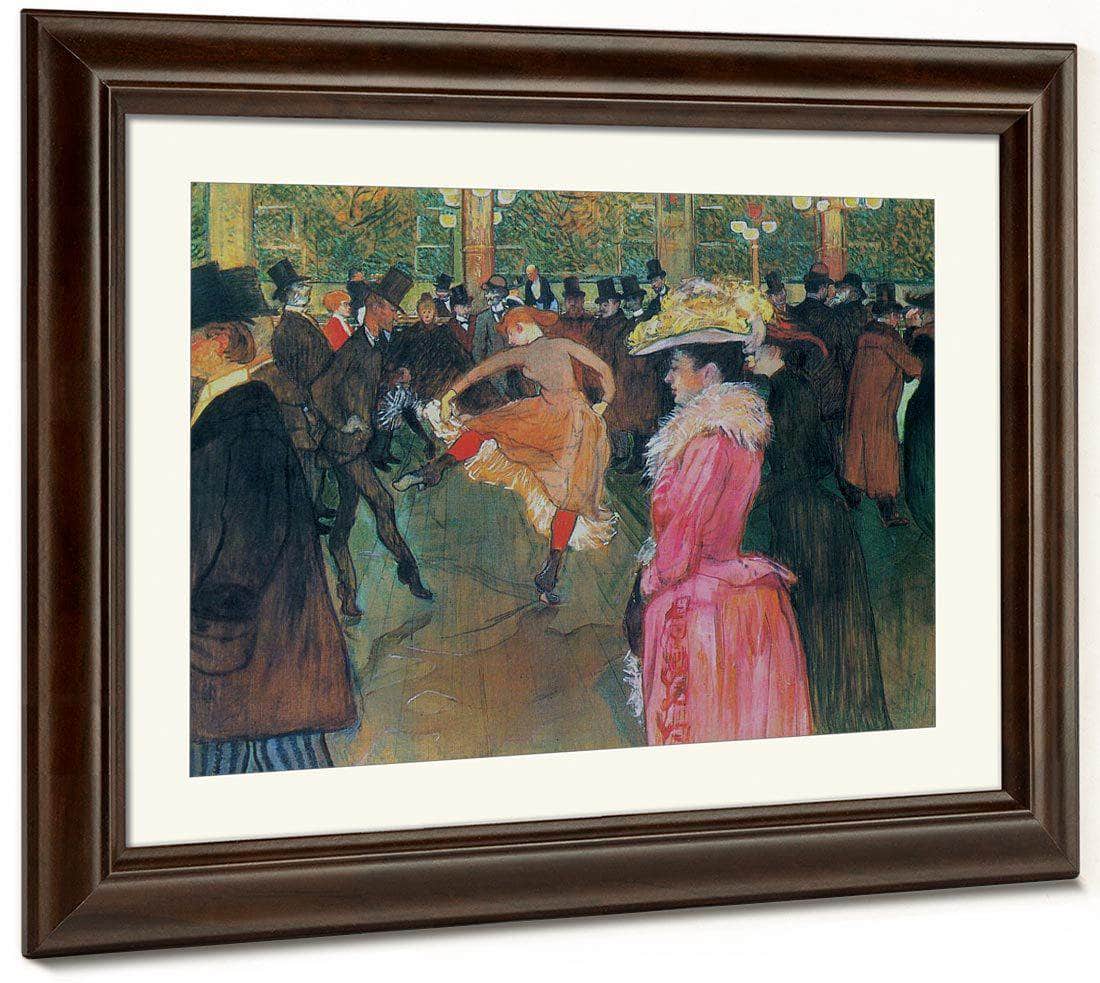 At The Moulin Rouge The Dance 1890 By Henri De Toulouse Lautrec Fine Art Print