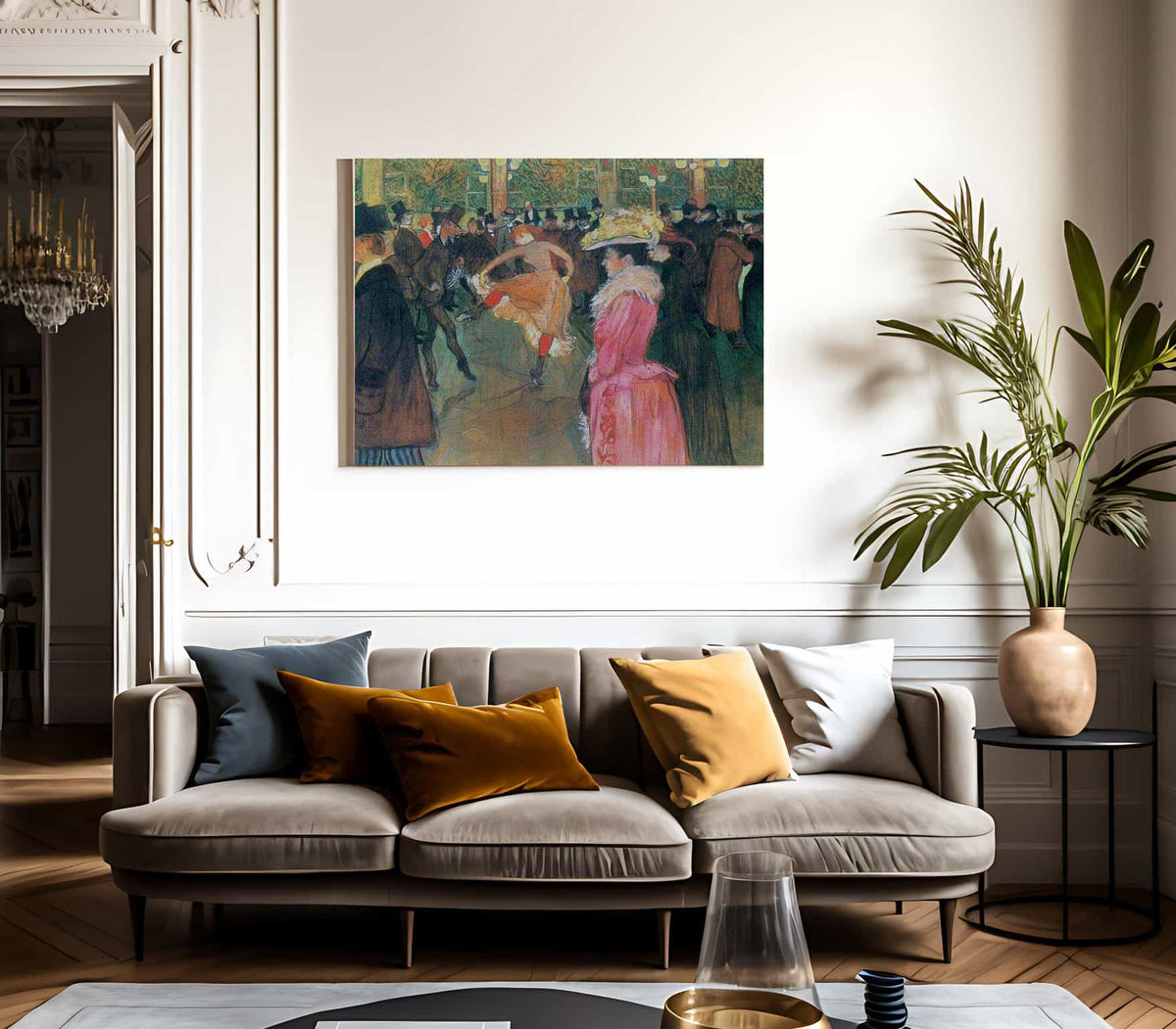 At The Moulin Rouge The Dance 1890 By Henri De Toulouse Lautrec Fine Art Print