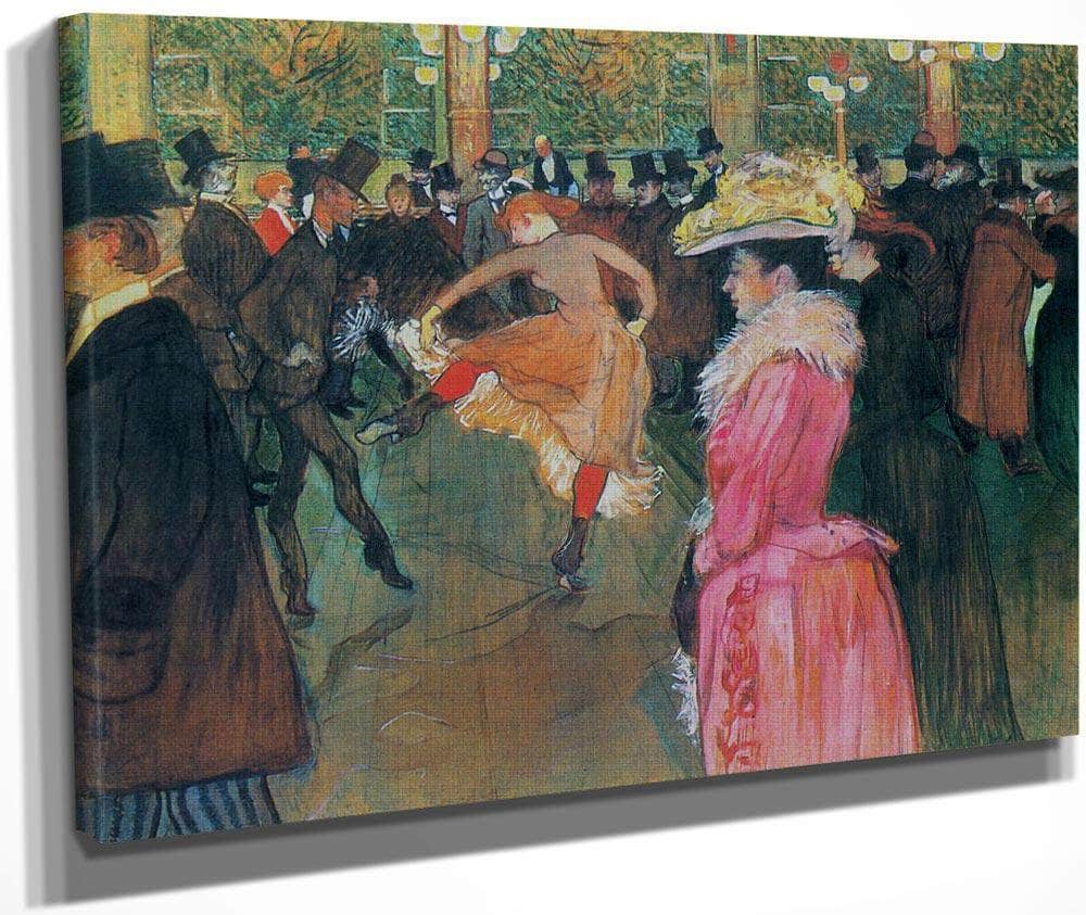 At The Moulin Rouge The Dance 1890 By Henri De Toulouse Lautrec Fine Art Print