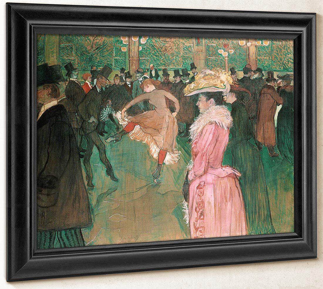 At The Moulin Rouge The Dance By Henri De Lautrec Toulouse Fine Art Print