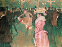 At The Moulin Rouge The Dance By Henri De Lautrec Toulouse Fine Art Print