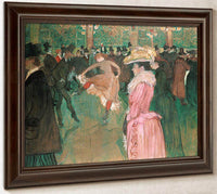 At The Moulin Rouge The Dance By Henri De Lautrec Toulouse Fine Art Print