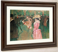 At The Moulin Rouge The Dance By Henri De Lautrec Toulouse Fine Art Print