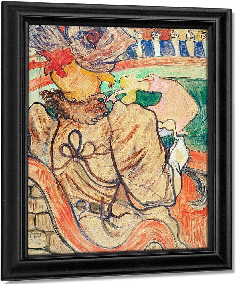 At The Nouveau Cirque The Dancer And Five Stiff Shirts By Henri De Lautrec Toulouse Fine Art Print