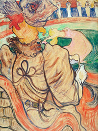 At The Nouveau Cirque The Dancer And Five Stiff Shirts By Henri De Lautrec Toulouse Fine Art Print