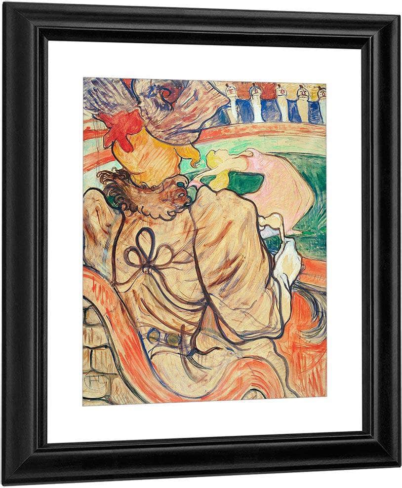 At The Nouveau Cirque The Dancer And Five Stiff Shirts By Henri De Lautrec Toulouse Fine Art Print