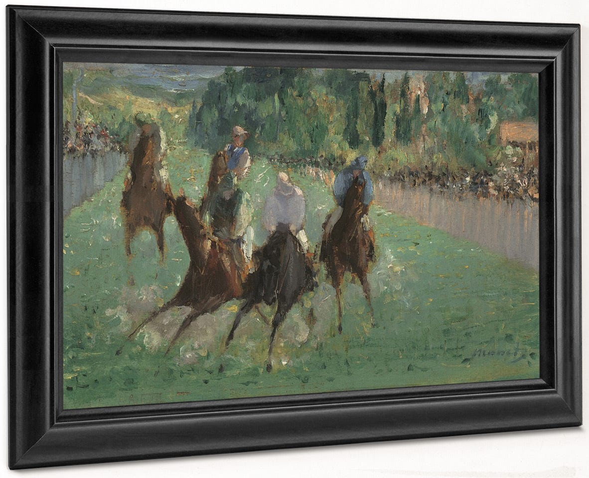 At The Races By Edouard Manet Fine Art Print