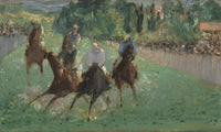 At The Races By Edouard Manet Fine Art Print
