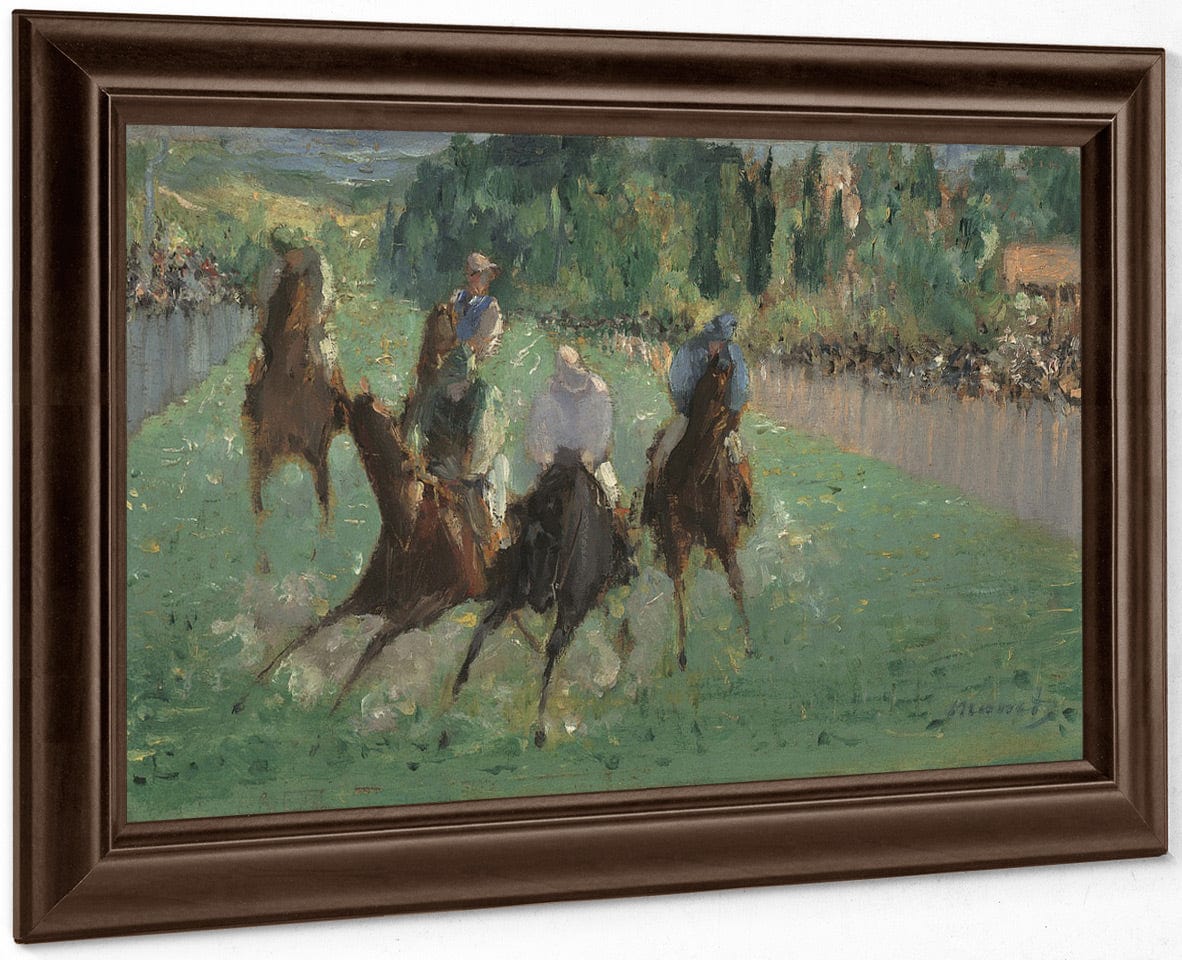 At The Races By Edouard Manet Fine Art Print