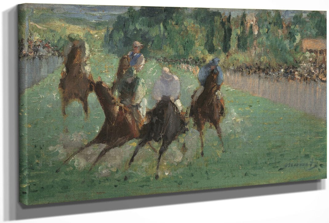 At The Races By Edouard Manet Fine Art Print