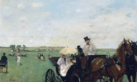 At The Races In The Countryside By Edgar Degas Fine Art Print