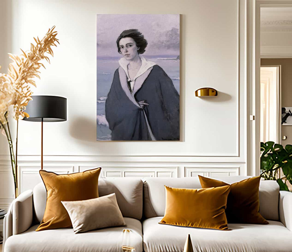 At The Seaside Self Portrait 1914 By Romaine Brooks Fine Art Print