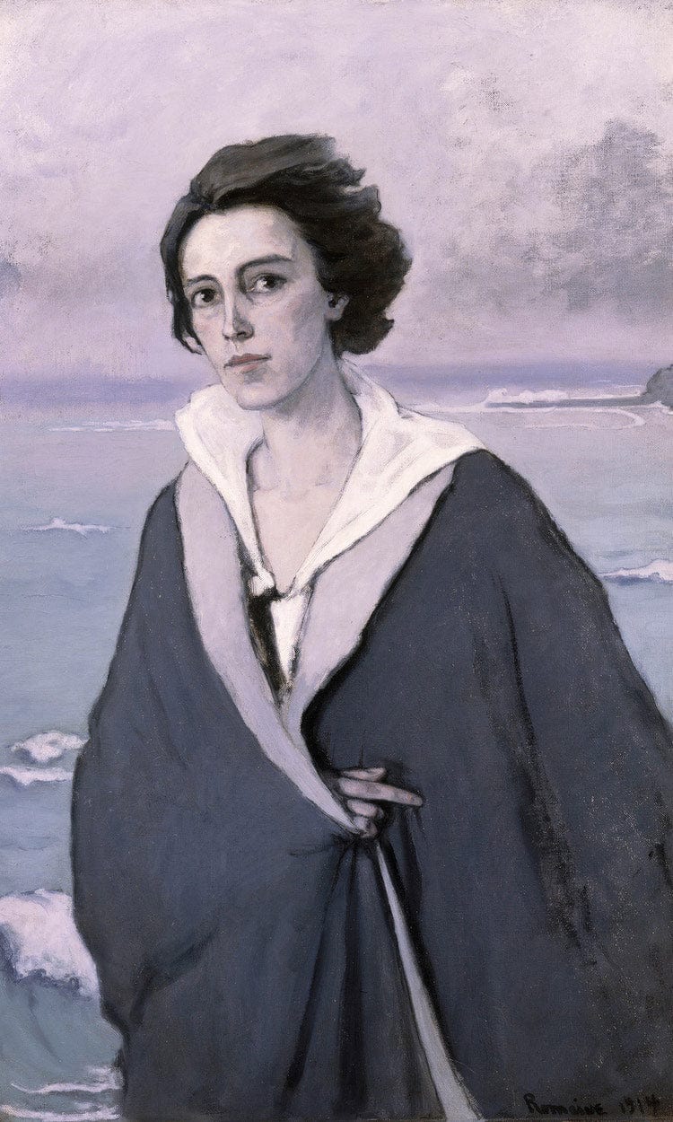 At The Seaside Self Portrait 1914 By Romaine Brooks Fine Art Print