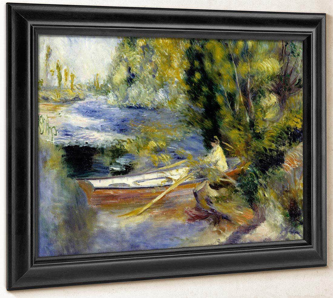 At The Water's Edge By Pierre August Renoir Fine Art Print