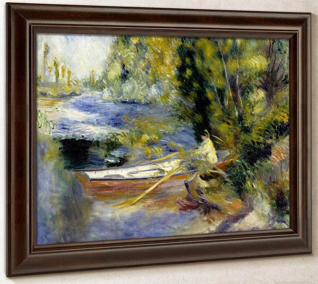At The Water's Edge By Pierre August Renoir Fine Art Print
