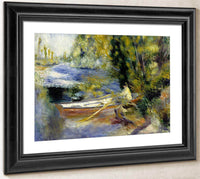 At The Water's Edge By Pierre August Renoir Fine Art Print