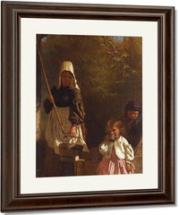 At The Well By John George Brown Fine Art Print