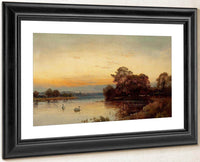 At Wallingford On The Thames By Alfred De Breanski Fine Art Print