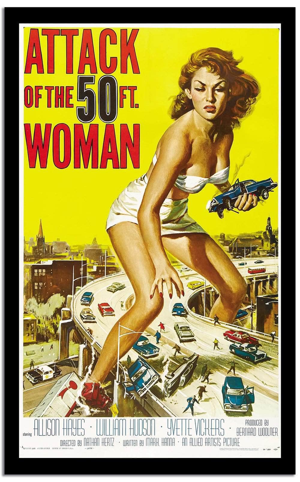 Attack Of Th 50 Women  Wpa Vintage Advertising Fine Art Print