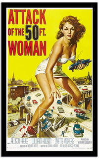 Attack Of Th 50 Women  Wpa Vintage Advertising Fine Art Print