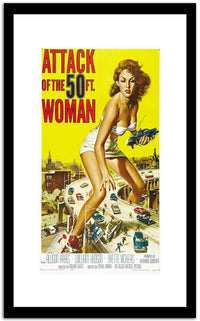 Attack Of Th 50 Women  Wpa Vintage Advertising Fine Art Print