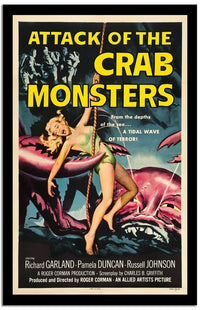 Attack Of The Crab Monsters  Vintage Poster Fine Art Print