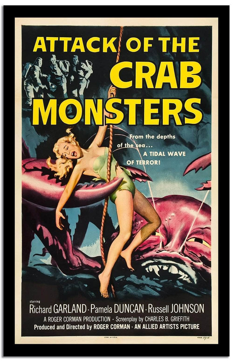 Attack Of The Crab Monsters  Vintage Poster Fine Art Print