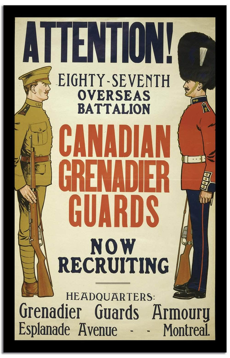 Attention  Vintage Poster Fine Art Print