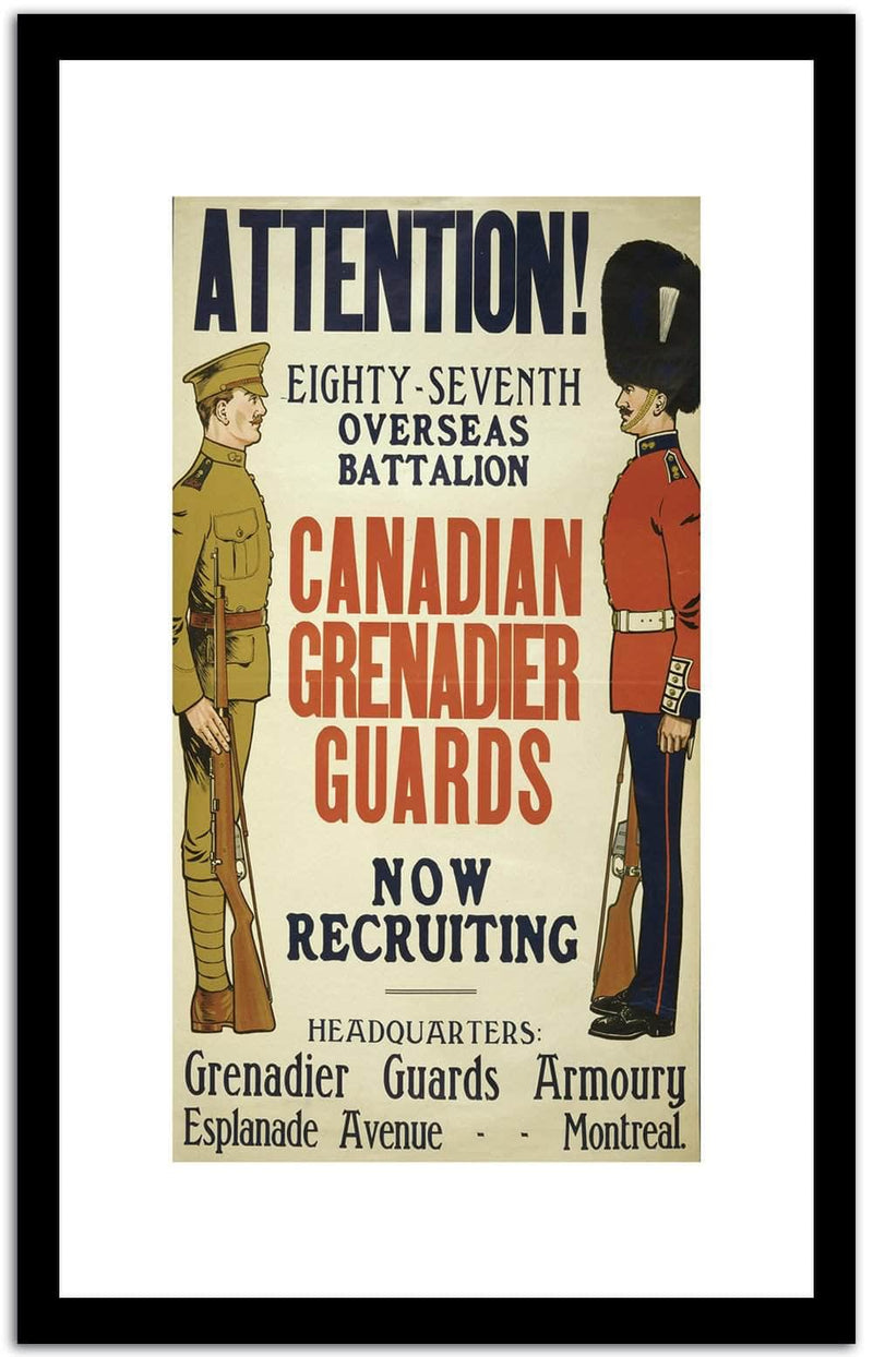 Attention  Vintage Poster Fine Art Print