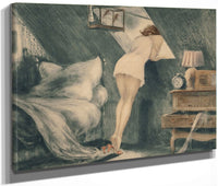 Attic Room 1940 By Louis Icart Fine Art Print
