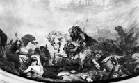 Attila The Hun (C.406 453) And His Hordes Overrunning Italy And The Arts By Ferdinand Victor Eugene Delacroix Fine Art Print