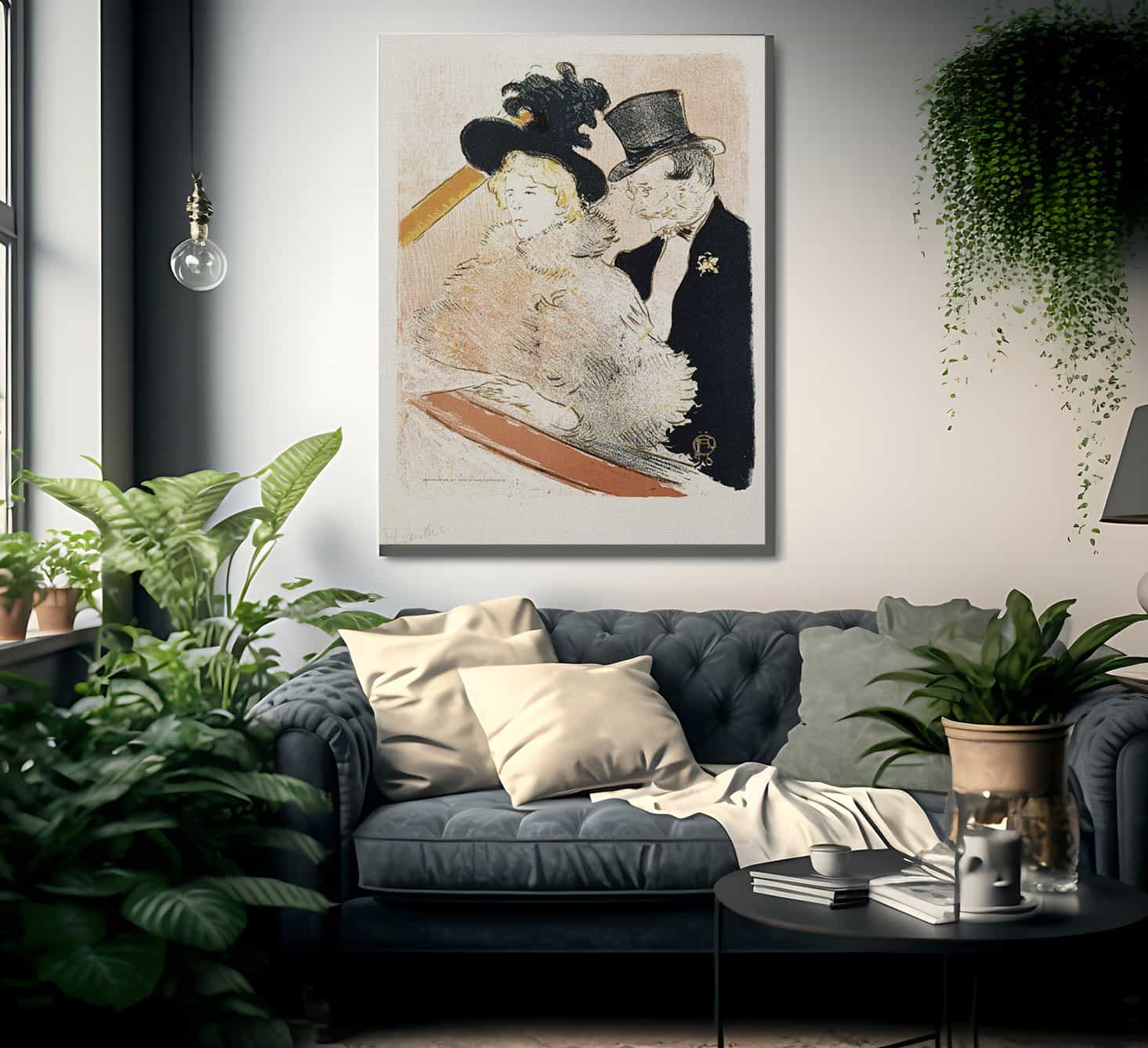 Au Concert By Henri Marie Raymond De Toulouse Lautrec Monfa Fine Art Print
