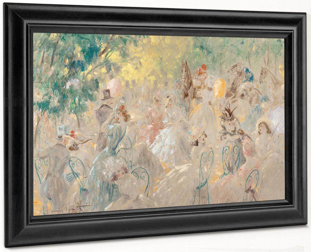 Au Pesage Circa 1930 By Louis Icart Fine Art Print