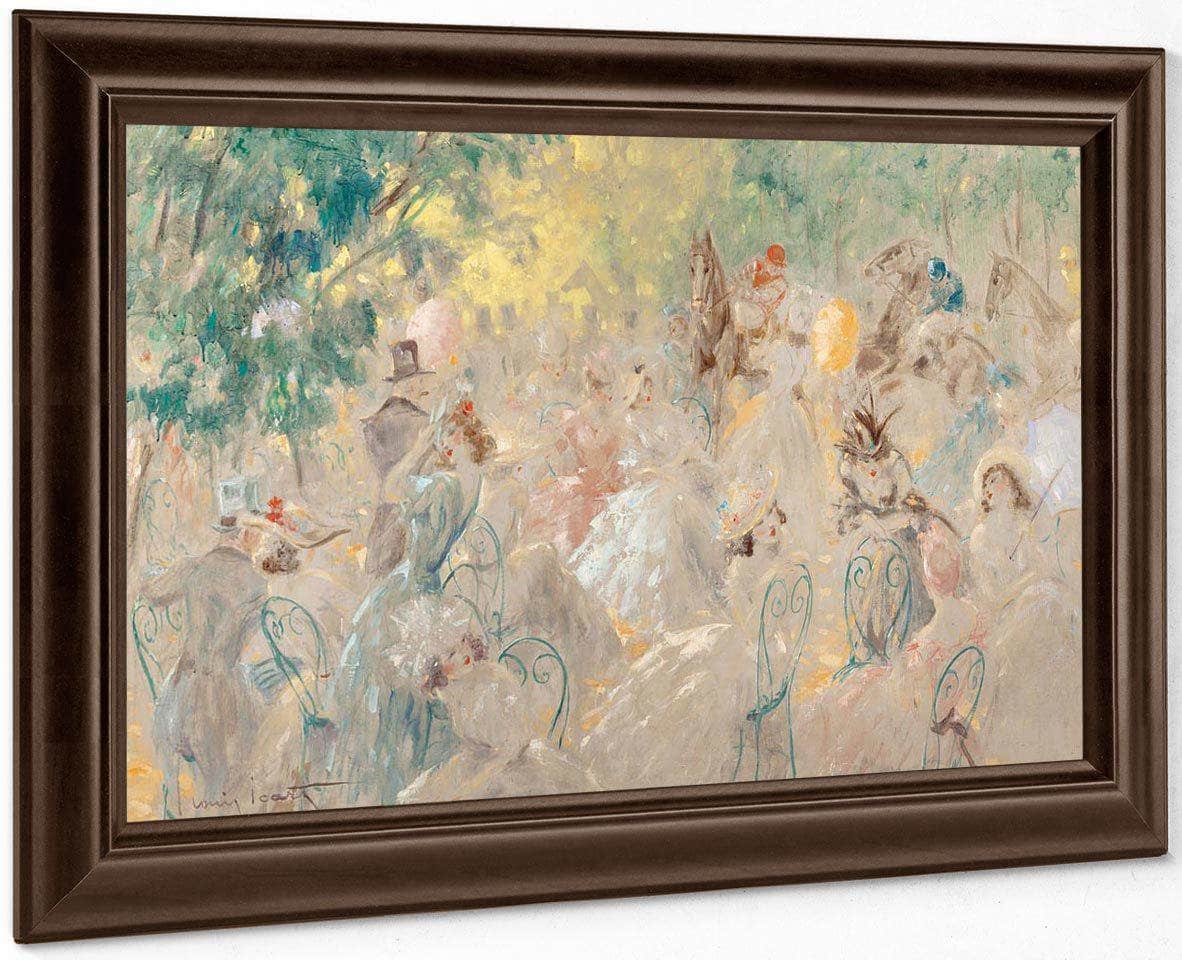 Au Pesage Circa 1930 By Louis Icart Fine Art Print