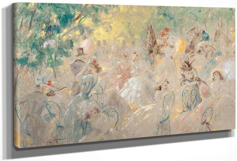 Au Pesage Circa 1930 By Louis Icart Fine Art Print