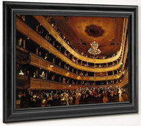 Auditorium Of The Old Burgtheater By Klimt Fine Art Print
