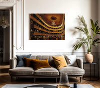 Auditorium Of The Old Burgtheater By Klimt Fine Art Print