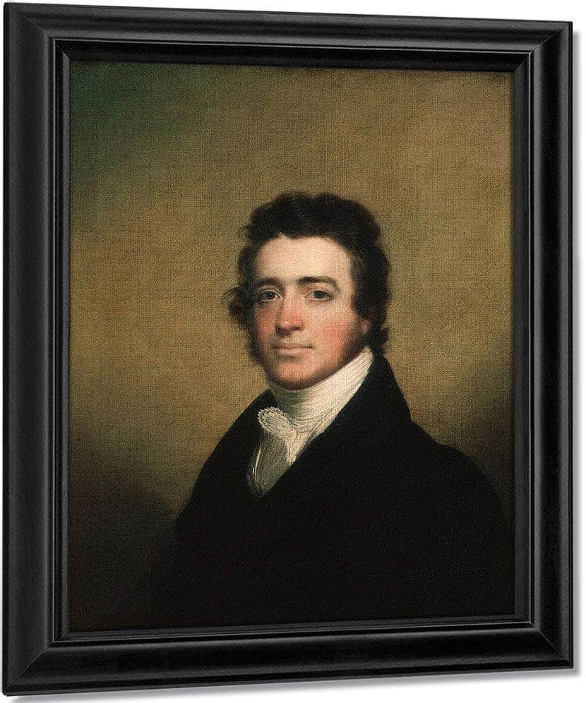 Augustus Washington Clason By John Wesley Jarvis Fine Art Print
