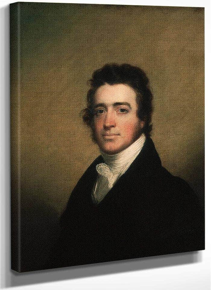 Augustus Washington Clason By John Wesley Jarvis Fine Art Print