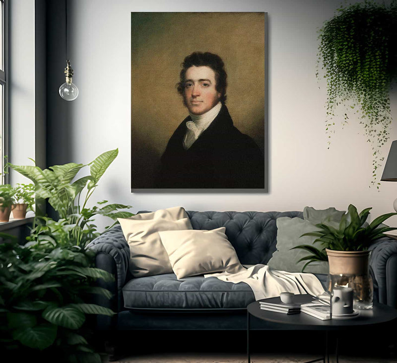 Augustus Washington Clason By John Wesley Jarvis Fine Art Print